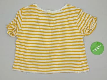 koszulka żółta w czarne paski: H&M, T-shirt damski, rozmiar 3XL — 3