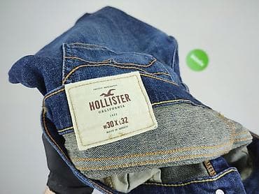 reserved wool blend: Hollister, Jeansy dla mężczyzn, rozmiar M — 5