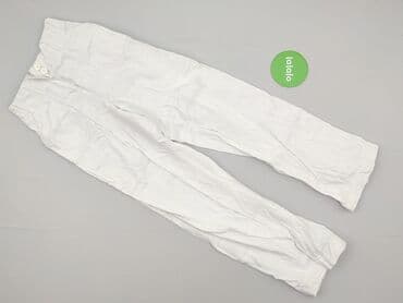 zara biale spodnie lniane: Spodnie materiałowe damskie, rozmiar S — 2