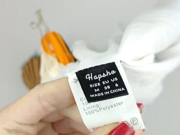 Material trousers for women, size M — 5