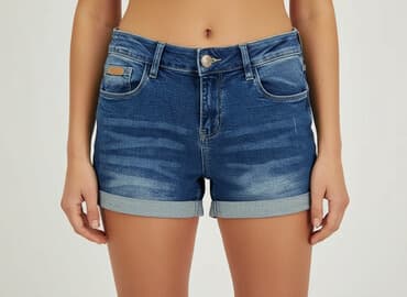 trampki harley davidson: Denim, Szorty damskie, rozmiar M — 7