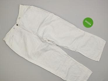 bialy: Spodnie materiałowe damskie, rozmiar XL — 2