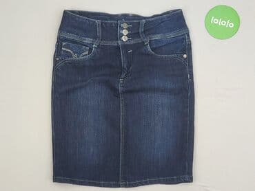 spódniczka dżinsowe z wysokim stanem: Spódnica damska, rozmiar XS — 2