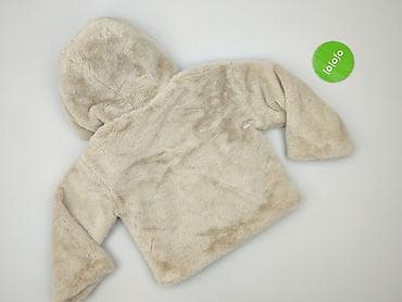 straight: Dziewczęca kurtka z miękkiego, pluszowego „misia” Primark - Rozmiar — 3