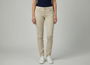 benetton chinosy damskie: F&F, Spodnie materiałowe damskie, rozmiar M — 7