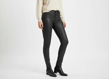 hm krótkie spodenki czarne: H&M, Jeansy damskie, rozmiar S — 6