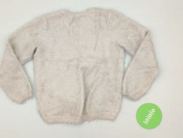 woskowane spodnie beżowe: Sweater, H&M, 8 years, 122-128 cm, condition - Very good — 3