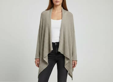 buty zimowe na szeroką stopę: Outfit, Kardigan damski, rozmiar One size — 6