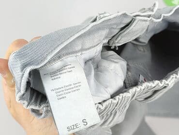 srebrne legginsy: Jeansy damskie, S — 4