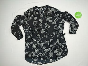 oversize basic t shirt: Yessica, Women's blouse, size 4XL — 2