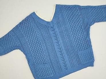błękitny sweter: Sweter damski, rozmiar S — 1