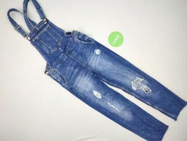 Spodnie: H&M Divided, Ogrodniczki damskie, XS — 2