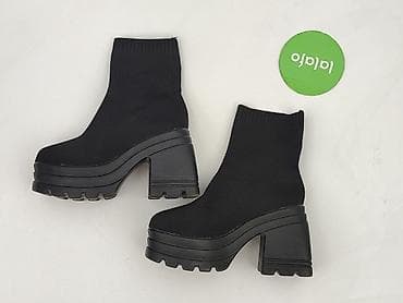 trampki na platformie h: Botki damskie, rozmiar 36 — 2