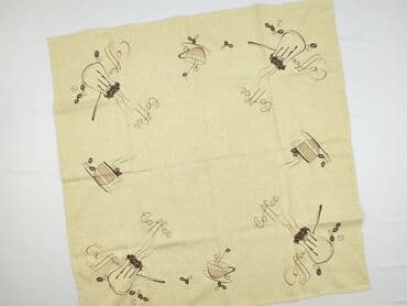 PL - Tablecloth 78 x 78, color - Yellow, condition - Perfect