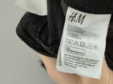 czarne t shirty i marynarka: H&M, Jeans for women, size M (EU 38) — 5