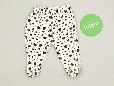 czarne woskowane spodnie: Leggings, George, Newborn baby, condition - Very good — 2