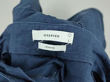 lenary jeansy: Spodnie materiałowe damskie, rozmiar L — 5