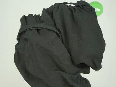 krótkie czarne spodenki materiałowe: Szorty damskie, rozmiar M — 5