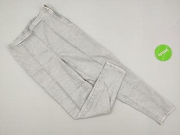 szerokie spodnie pull: Leggings, Spodnie materiałowe damskie, rozmiar S — 2
