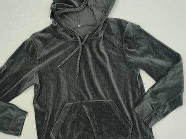 bluzka z krotkim rekawem z kapturem: Velour, Bluza z kapturem damska, rozmiar S — 2