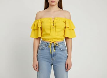 gorsetowe bluzki: Edge Street, Top damski, rozmiar S — 6