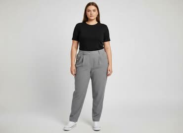 spodnie na wesele dla 60 latki: Spodnie materiałowe damskie, rozmiar XL — 1