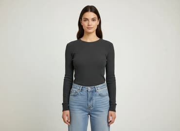 czarna bluza 134: Bluzka damska, rozmiar S — 5