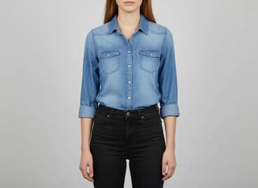 kurtka jeansowa damska only: ONLY, Koszula damska, rozmiar M — 6