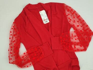 czerwone body koronkowe sinsay: Body damskie, rozmiar S — 1