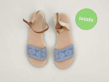 złote sandałki ccc: Sandały damskie, rozmiar 38 — 2