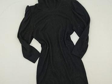czarny plaszcz: Sukienka damska, rozmiar S — 1