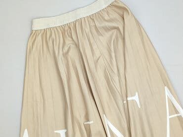 plisowane beżowa spódnice: Spódnica damska, rozmiar S — 1