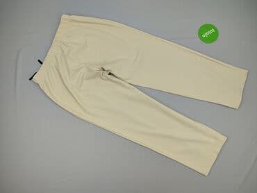 Women: Material trousers for women, size 3XL (EU 46) — 3