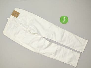 massimo dutti biale spodnie: H&M L.O.G.G., Spodnie materiałowe damskie, rozmiar L — 3
