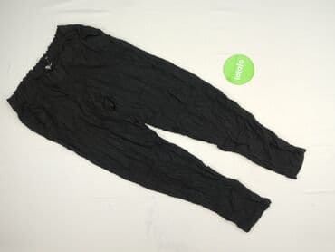 spodnie czarne damskie z niskim stanem: H&M, Spodnie materiałowe damskie, rozmiar S — 3