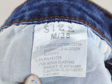czarne spodnie damskie stradivarius: Jeansy damskie, rozmiar M — 4