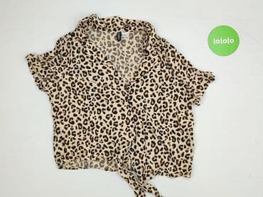 szara bluzka h m: H&M, Koszula damska, rozmiar M — 3