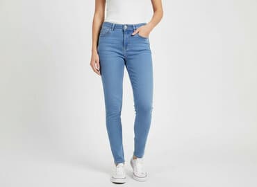 kombinezon narciarski damski używany: Sinsay, Jeansy damskie, rozmiar L — 6