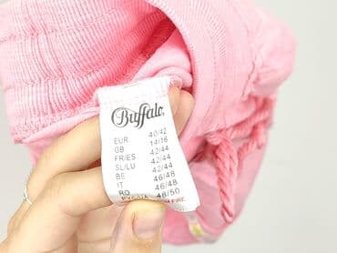 różowe spodnie dresowe: Buffalo, Shorts for women, size L (EU 40) — 7