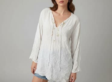 ubrania z muślinu: Tunika damska, rozmiar XL — 1