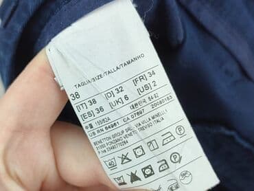 Kobiety: Benetton, Spodnie materiałowe damskie, rozmiar M — 4