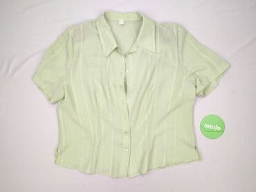 zielone eleganckie bluzki: Bluzka damska, rozmiar 3XL — 2