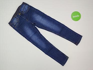 house piżama hello kitty: Spodnie jeansowe, Kiki & Koko, 7 lat, 122, stan - Idealny — 2