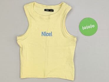 sinsay bluzki z krótkim rękawem: Sinsay, Top damski, rozmiar M — 2