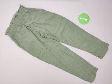 tanie spodnie z lumpeksu: Bershka, Spodnie materiałowe damskie, S — 3