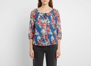 bluzka w kwiaty new yorker: Marks & Spencer, Bluzka damska, rozmiar L — 7