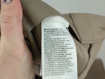 woskowane legginsy z wysokim stanem zara: H&M, Spodnie materiałowe damskie, M — 5