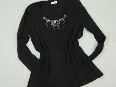 top z piórami czarny: Bonita, Bluzka damska, XL — 1