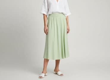 spódnice midi zielone: H&M, Spódnica damska, rozmiar L — 6