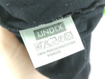 czarne t shirty basic: Lindex, Bluzka damska, rozmiar 4XL — 5